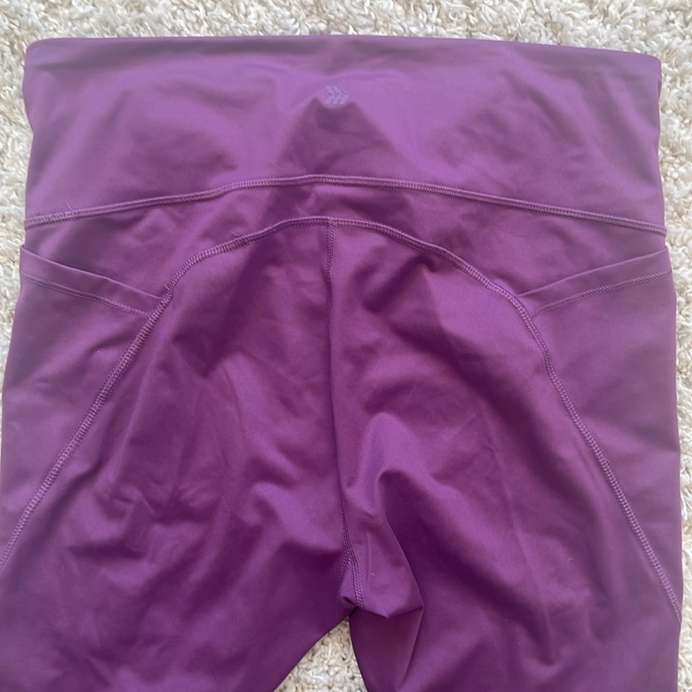 All in motion, women’s size XXL, activewear pants, purple, very light us… - Picture 4 of 7